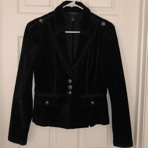 White House Black Market Velvet Jacket